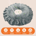 HASTHIP Face Down Prone Pillow for Massage and Eye Comfort featuring Central Breathing Hole & Velvet Cover
