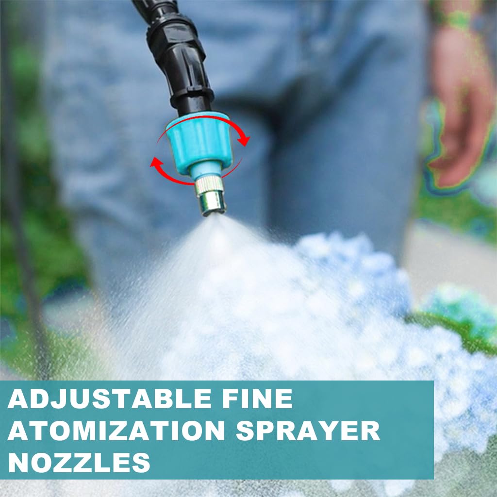 HASTHIP Garden Sprayer Nozzle for Plants with Adjustable Fine Atomization | 3Pcs Multi-Head Set