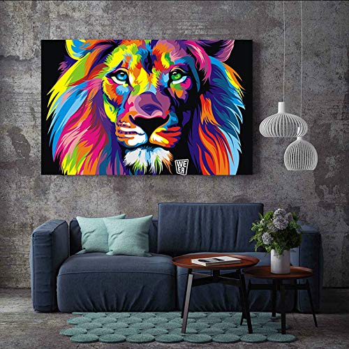 HASTHIP Paint by Numbers Kit for Adults with Brushes and Acrylic Pigment | DIY Canvas Art for Relaxation and Gift