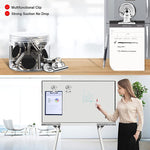 HASTHIP® Magnetic Clips, 10 Pcs Strong Refrigerator Magnetic Hook Clips with Anti-scratch Sticky Pads Included, Fridge Freezer Magnets Office Whiteboard Paper Photo Magnets for Office School Home