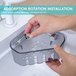 HASTHIP Kitchen Sink Strainer Basket for Corners with Triangle Design and Plastic Body | Easy to Clean Drain Basket for Food Waste and Fruits