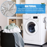 HASTHIP Pop Up Collapsible Laundry Hamper for Clothes with Stand Up Design and Grip Handles | 26 in Round Folding Organizer