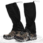 HASTHIP® Polainas Impermeables y Cortaviento para Senderismo y Escalada,Polainas Ligeras Ajustables con Cinturón Antideslizante,Protección de Pierna Resistente al Polvo al Agua para
