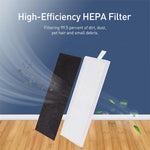 HASTHIP® 6Pcs Replenishment Kit for Ecovacs Deebot Y1/Y1 Pro Robot Vacuum, Ecovacs Deebot Y1/ Y1 Pro Accessories Replacement Parts (2 Side Spinning Brushes, 2 Filters and 2 mops Cloth) Cleaning Tool