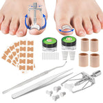 HASTHIP® Kit Profesional de Tratamiento para Uñas Encarnadas, Set de 20 Piezas con Parche Corrector, Herramientas, Cortaúñas y Almohadillas para Uñas Enterradas, Alivio y Prevención del Dolo