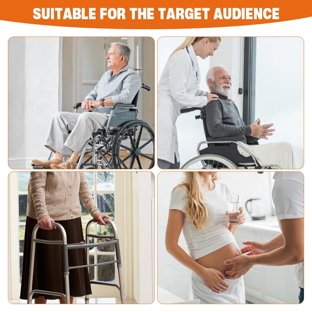 HASTHIP® Adjustable Toilet Seat Riser with Handrails for Seniors & Disabled Users