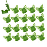 HASTHIP Plant Clips for Climbers with Snap-On Butterfly Design 20Pcs Reusable Support | Green Garden Use