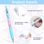 HASTHIP Kawaii Ball Pen Set for School and Office with 0.5mm Tip and Click Design | 18PCS