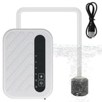 HASTHIP® Small Rechargeable Bait Bucket Aerator, Portable Aquarium Air Pump for Fish Tank, Silent Oxygen Bubbler, USB Rechargeable, Battery Operated Aerator for Fishing, Outdoor, Pond, Emergency