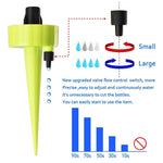 HASTHIP Drip Irrigation Kit for Home and Garden with 12 Self Watering Spikes featuring Adjustable Control Valve | Reusable PP Plastic System