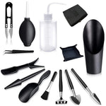 HASTHIP Garden Succulent Tools Set for Bonsai Plant Care with 14 pcs and 74×74 cm Tarp | Pink