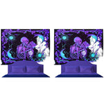HASTHIP Zombie Love Aesthetic Tapestry for Bedroom and Dorm Décor 59x78in 2PCS | Night Glow Wall Art