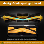 HASTHIP Replacement Main Brush for Deebot OZMO N10 N10 Plus T8 T9 featuring Dual‑Action Bristles | Tangle‑Resistant Cleaning Tool