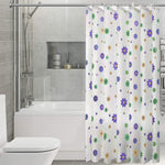 HD Printed Shower Curtain for Bathroom Shower Curtain with Metal Hooks Creative Printed Pattern Bathtub Curtain(1.8m*1.8m)