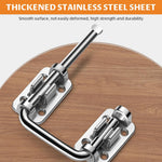 HASTHIP Pull Door Latch for Cabinets Windows and Doors with Auto Locking Feature | Heavy Duty Zinc Alloy Construction and Loop Pull Handle