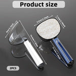 HASTHIP Measuring Scoop Set of 2 for Kitchen and Pantry Use featuring Built In Bag Seal Clip