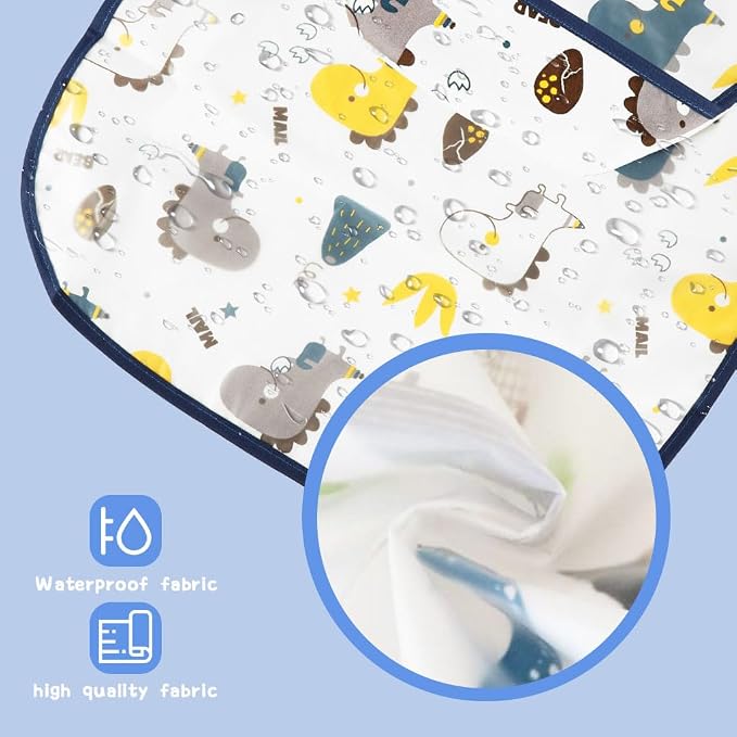 HASTHIP® Dino Feeding Smock for Babies