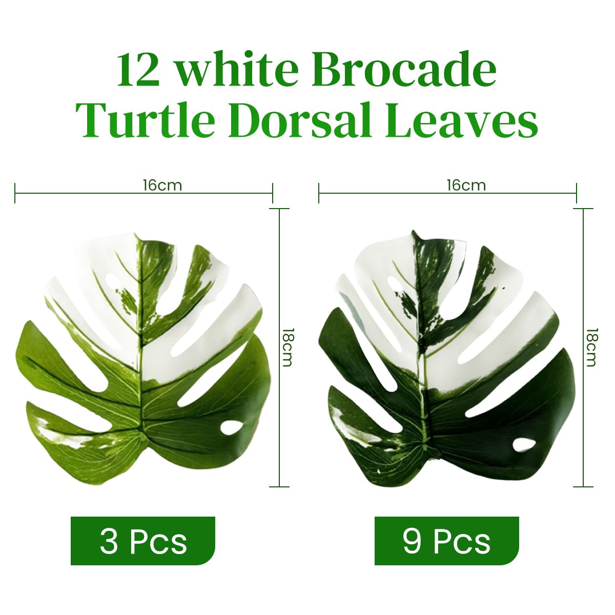 HASTHIP Artificial Monstera Deliciosa Plant for Home or Office Decor with Black Pot | 23.6 in Lifelike Greenery