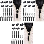 HASTHIP Zipper Puller Repair Kit 36PCS for Bags and Garments with 3 Size Metal Sliders | Nylon Pull Cords