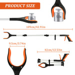 HASTHIP Magnetic Grabber Reacher Tool for Litter Pick Up with 42.9 in Reach and Ergonomic Handle
