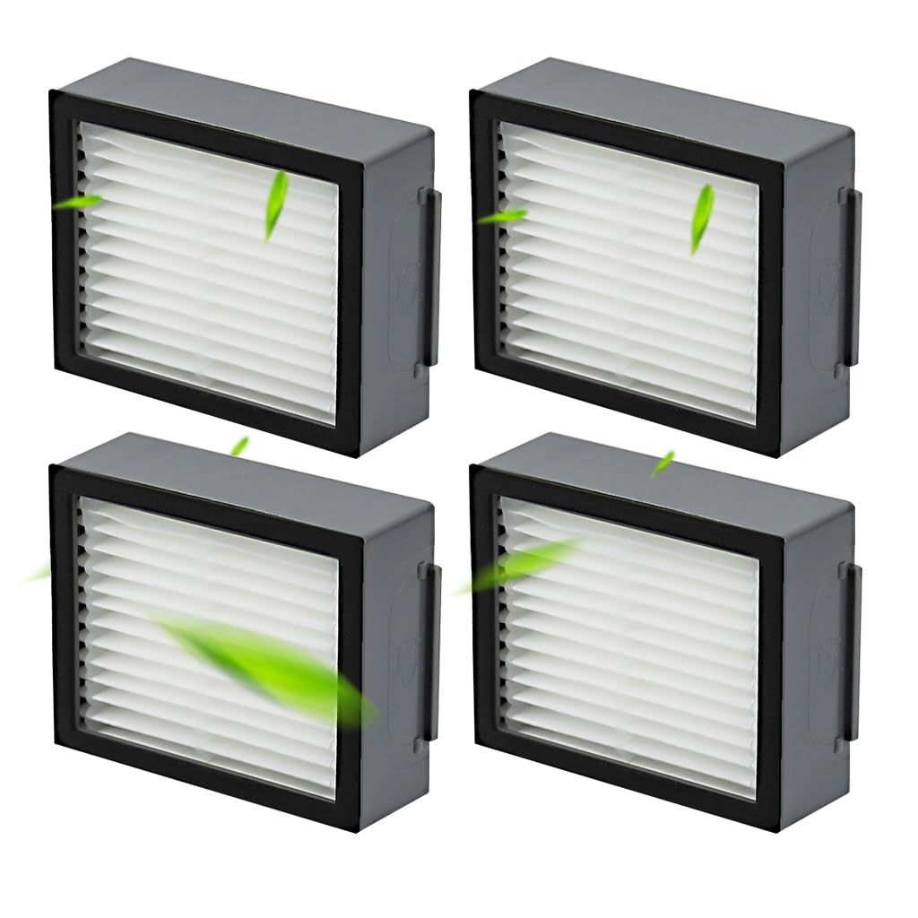 HASTHIP Roomba Replacement Filters for i and e Series featuring Multi Layer Filtration | Pack of 4