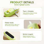HASTHIP Mini Bag Sealer for Food Storage with Heat Sealing and Built In Cutter | USB Rechargeable