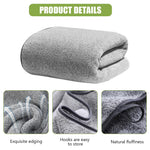 HASTHIP Bamboo Bath Towel for Home and Spa Use featuring Super Absorbent 55x27 in Soft Cotton Blend | Grey