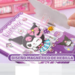 HASTHIP Kuromi Stationery Gift Box for Girls including 9 Piece Journal Set with Diary and Stickers | Perfect Birthday or School Gift