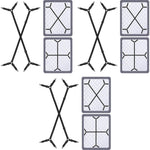 HASTHIP Bedsheet Holder 6PCS for Neat Corners with Heavy Duty Grippers and Adjustable 95–175cm Straps | Elastic Polyester Clips for All Bed Sizes