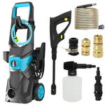 HASTHIP Electric Pressure Washer for Car and Bike with 3000W Motor and 10m Pipe | 150 Bar High Power Cleaning