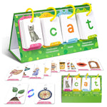 HASTHIP® Tarjetas Flash Educativas Bilingües Parlantes,Juegos de Lectura Fonética CVC,Palabras de Vista y Tablero Escritura LCD para Preescolar y Jardín Infancia