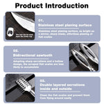 HASTHIP Fish Scaler Set for Easy Fish Cleaning featuring 3 PCS Ergonomic Handle Tools | 304 Stainless Steel