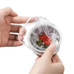HASTHIP Kitchen Sink Filter Bag 100PCS for Residue Cleaning with Stretch Mesh | Polyester Disposable Strainer