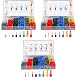 HASTHIP Electronic Wire Ferrules Kit 3600pcs for AWG23‑7 with Copper Crimp Connectors | Insulated Pin End Terminals for Electrical Wiring