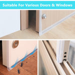 HASTHIP Window Sealing Strips for Doors and Windows with 5m Length 35mm Width Silicone Seal | Soundproof and Weatherproof Protection