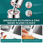 HASTHIP Tap Extender for Kitchen Sink featuring 360° Swivel Aerator and 2 Water Modes | 2PCS Stainless Steel