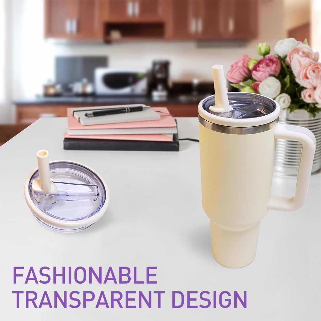 HASTHIP Drinking Straw Lids for 40Oz Tumbler Water Bottle with Folding Nozzle | Leak Proof Design