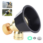 HASTHIP Brass Sprayer Nozzle for Garden and Agriculture with 2 Spray Modes featuring Windproof Cap