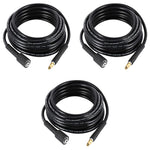 HASTHIP Pressure Washer Hose 6m 5800 PSI for Car Cleaning with PVC Construction | 3PCS