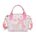 HASTHIP® Melody Hand Bag Kawaii Sanrio Small Tote Bag for Girls Pink Melody Shoulder Small PU Tote with Removable Shoulder Strap Crossbody Christmas Gift for Girls Birdthday Gift,16x7x22cm