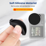 HASTHIP® Screen Protectors Lens Protector for DJI OSMO ACTION 4, Anti-glare HD Tempered Glass Screen Protectors with Removable Lens Cover, 9H Tempered Glass Screen Protectors for OSMO ACTION 4