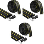 HASTHIP Floor Cord Cover Protector for Home and Office with 6.56ft Cuttable PVC 3 Channels | Waterproof and Easy Installation