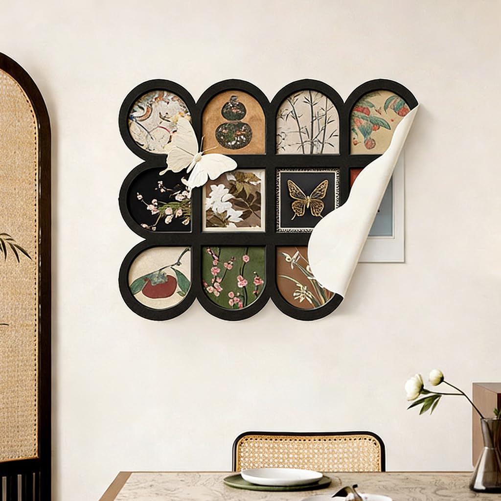 HASTHIP® Marco Decorativo para Cuadro Eléctrico, Cubierta Magnética de Contador, Marco de Pared para Decoración del Hogar Portaretratos Estilo Moderno Pasillo Sala Dormitorio (18x13)