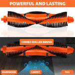 HASTHIP Replenishment Kit for Mi Robot Vacuum Mop P with 2 pcs main brush and cleaning tool | tangle resistant design for consistent performance