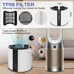 HASTHIP® 2 in 1 Filter for Dy*Son PH01, True HEPA Filter with Intergrated Activated Carbon Filter Universal Dual Functionality Replacement Filter Dy*Son PH, TP Series, for PH01 /07/10/, TP07/10/09/06