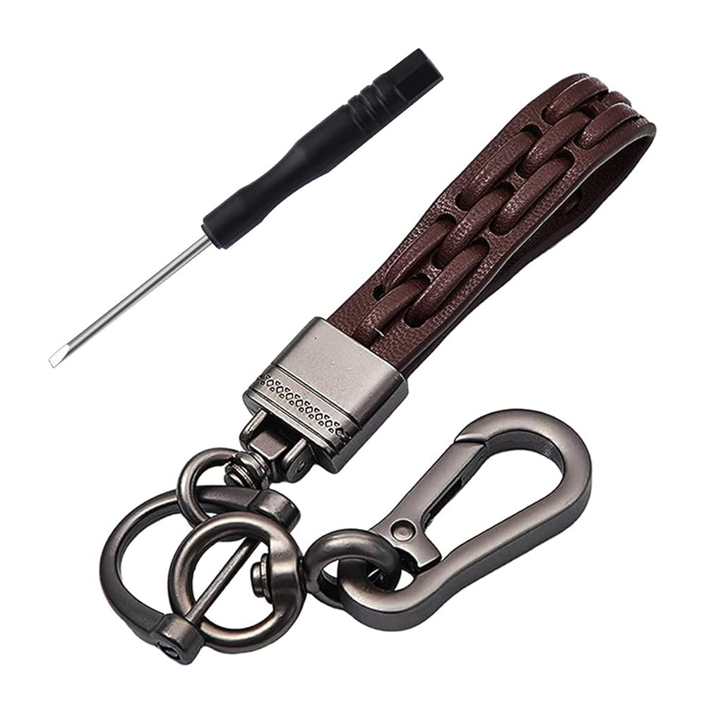 HASTHIP® Anti Lost Car Keychain Drive Safe Keychain Key Ring Key Chains for Men and Women,