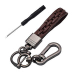 HASTHIP® Anti Lost Car Keychain Drive Safe Keychain Key Ring Key Chains for Men and Women,