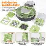 HASTHIP Vegetable Chopper for Kitchen Meal Prep with Double Layer Drain Basket & Egg Separator