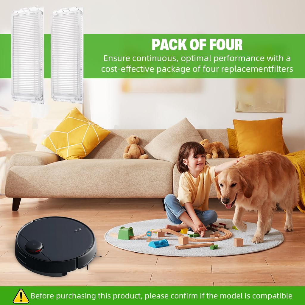 HASTHIP Compatible Replacement Filters for Mi Robot Vacuum Mop 2i and 2 Pro | Pack of 2
