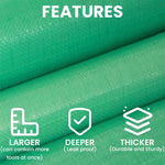 HASTHIP Potting Mat for Gardening with Snap Button Corners and 39.3 x 39.3 in Workspace